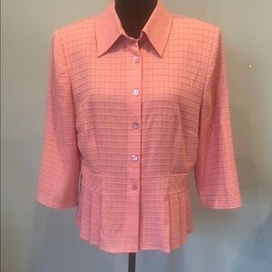 Pink Women's Top button front spring fashion